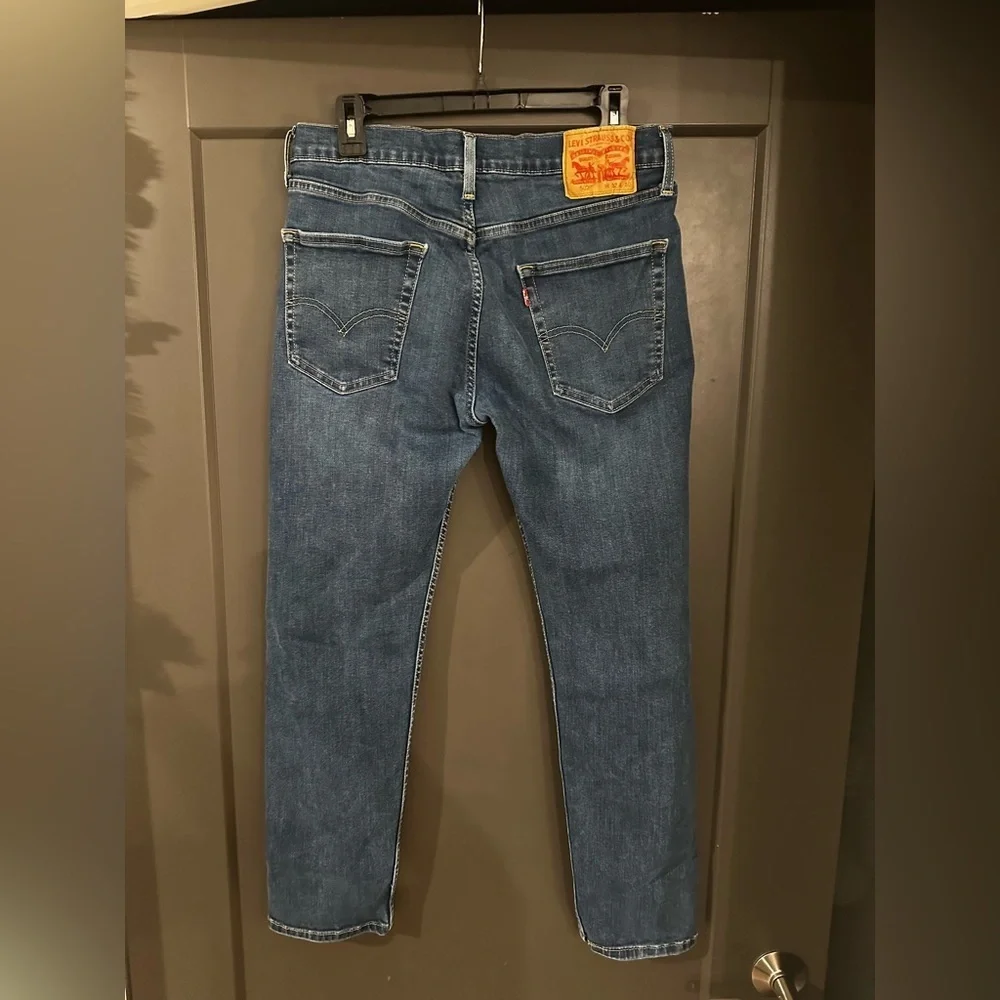 Levi's Dark Blue Straight Jeans 502 32x30